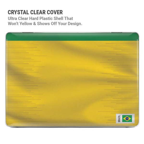 Brazil Soccer Flag MacBook Pro 14in (2021-24) Case plus Skin